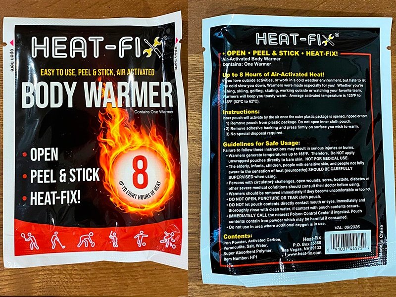 x steam urine heating pad